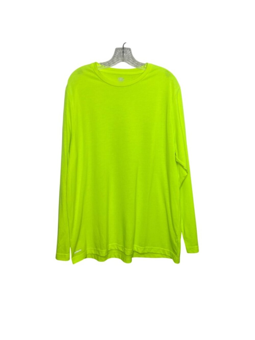Athletic Works Long Sleeve Performance Shirt XL 46-48 Neon Yellow Workwear